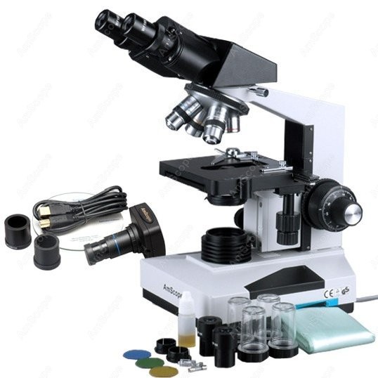 AmScope Biological Binocular C - огляд і ціна Microscope Compound 40X