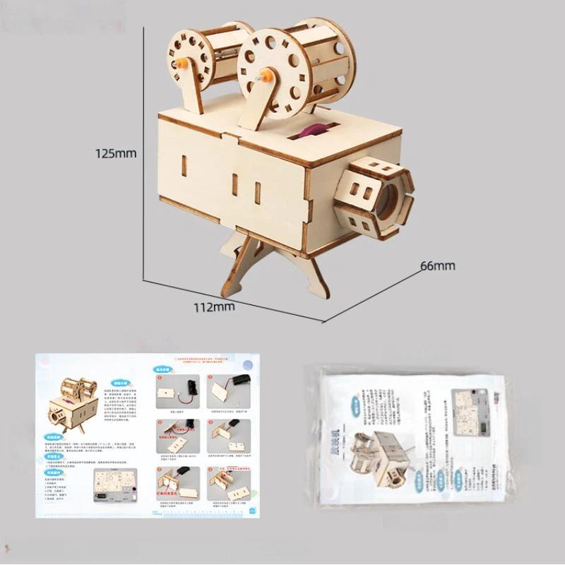 1 Set Wooden DIY Film Projecto - огляд і ціна Science Hobby Kit