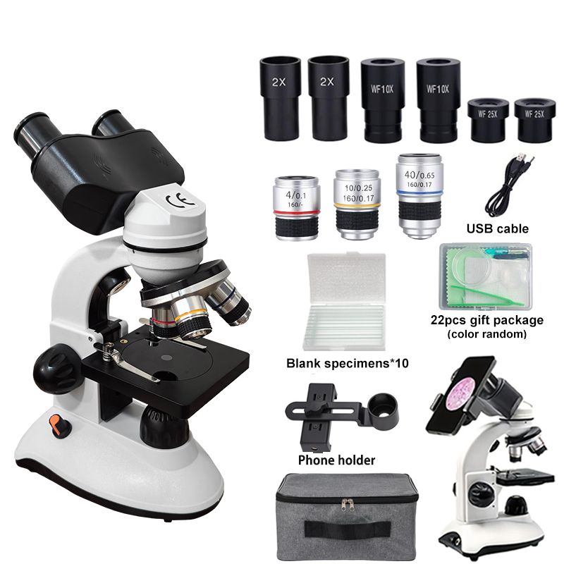 Binocular Compound Microscope  - огляд і ціна Microscope Compound 40X