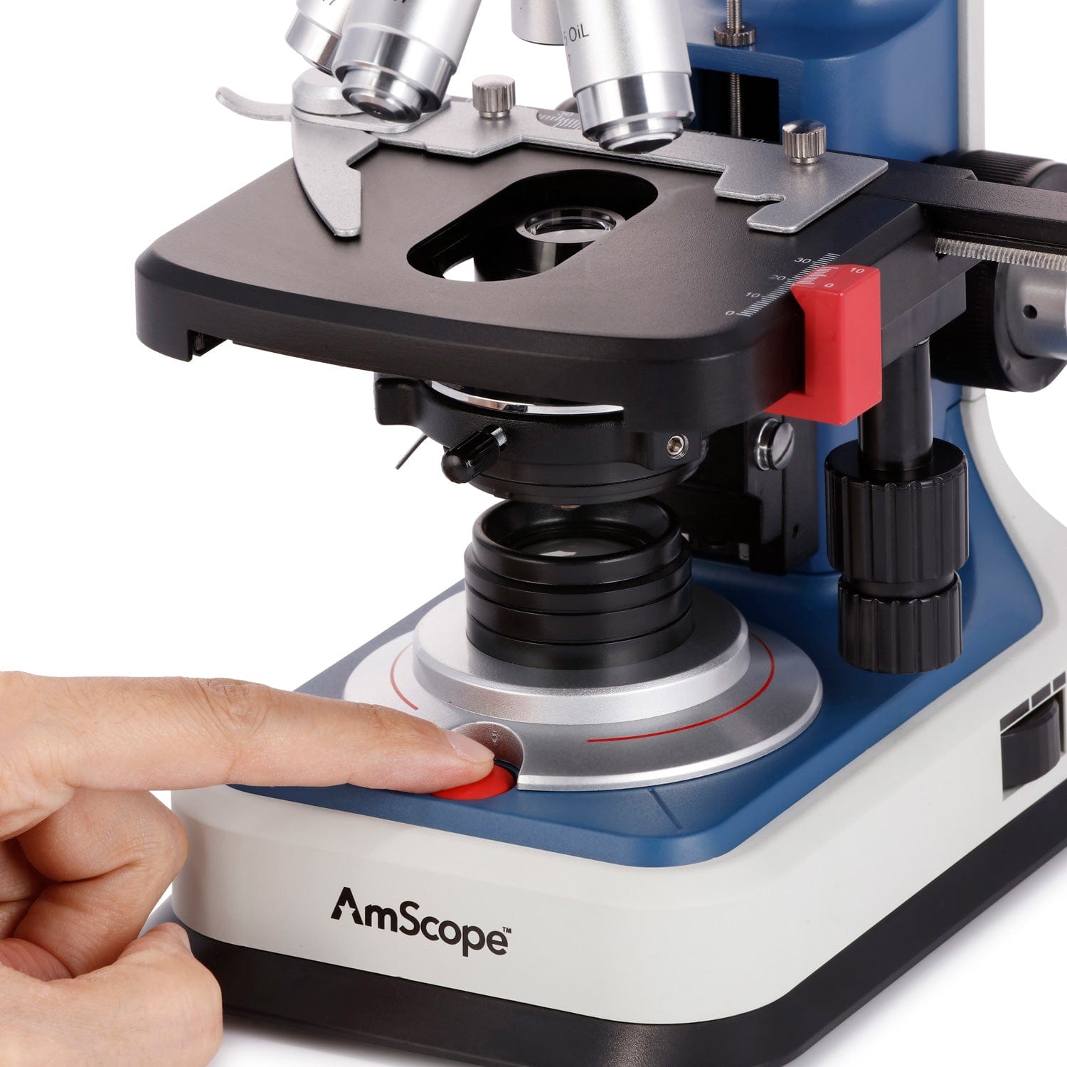 AmScope 40X-2500X Student Bino - огляд і ціна Microscope Compound 40X
