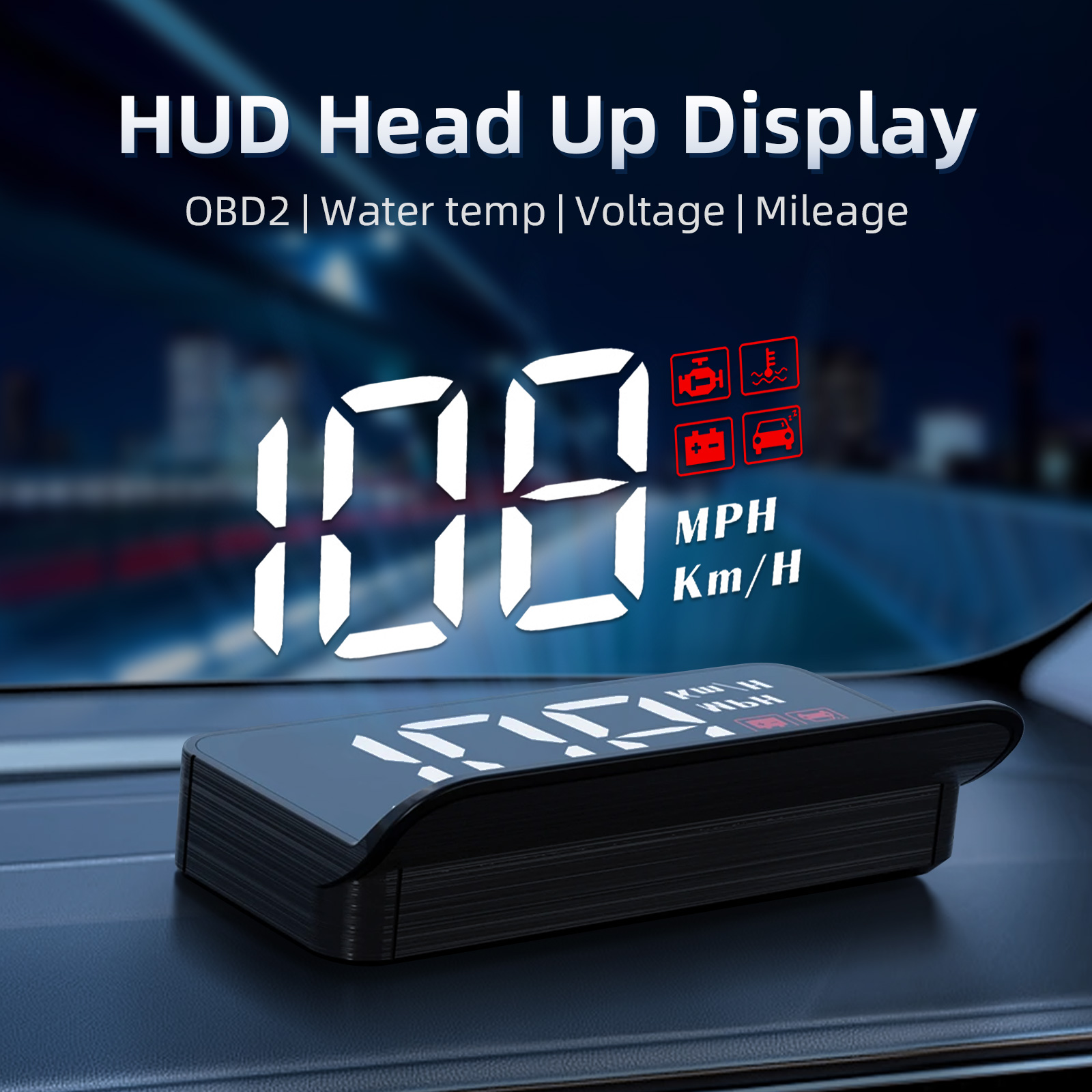 M3 HUD Obd2 Head-Up Display Di - огляд і ціна Anemometer Wind Speed