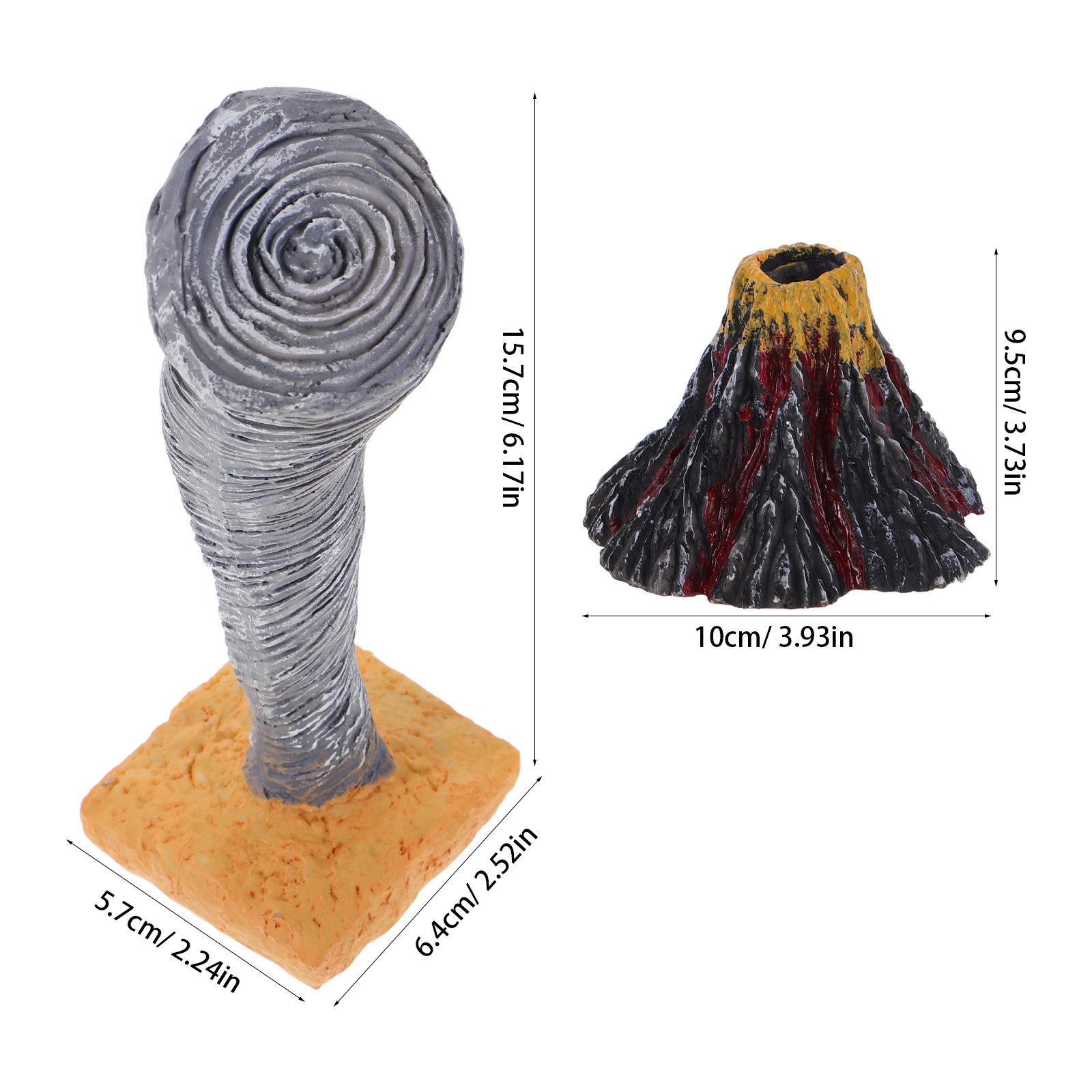 2Pcs Natural Disaster Simulati - огляд і ціна Volcano Kit Eruption